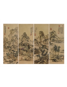 古絹彩·元四家-盛北京