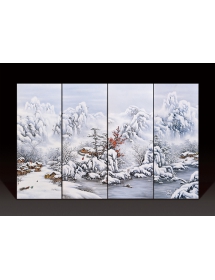 新粉彩·瑞雪豐年-盛北京