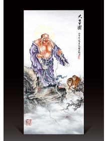 粉彩·大吉圖-鄧羲頻