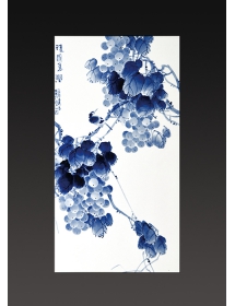 青花汾水·珠圓玉潤-占建芳
