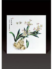 粉彩·醉熏春暉-王蘭君