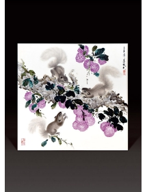 工筆重彩·情趣-鄧羲頻