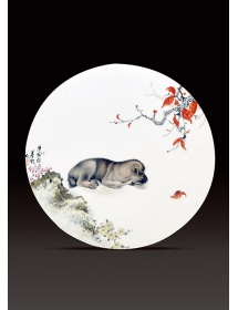 工筆重彩·憩-鄧羲頻